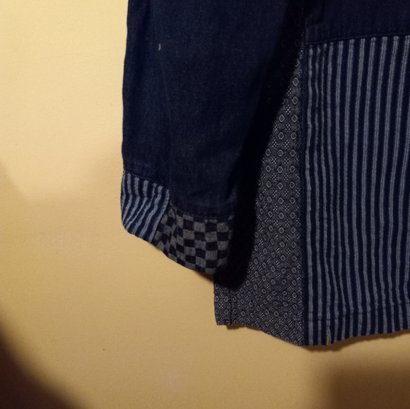 Women's Marcia Short Denim Dress. - Picture 3 of 4